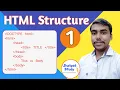 HTML Structure Basic html Document structure Learn HTML in hindi Web Development Part - 1