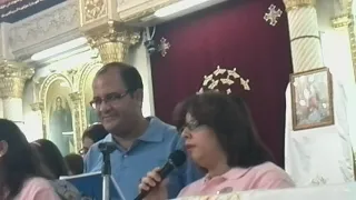 ترنيمه دقت عذاب من نهضه مارجرجس بكنيسه مارجرجس والشهداء الابرار طنطا 