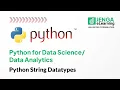 Python String Data Types