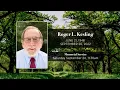 Memorial Service Roger Kesling