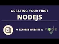 Creating your first NodeJS Express Website