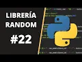 CURSO DE PYTHON - Como Generar Elementos y Numeros ALEATORIOS en PYTHON Libreria RANDOM