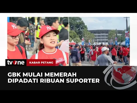 Masyarakat Mulai Memadati Stadion GBK Jelang Pertandingan Indonesia vs Australia
