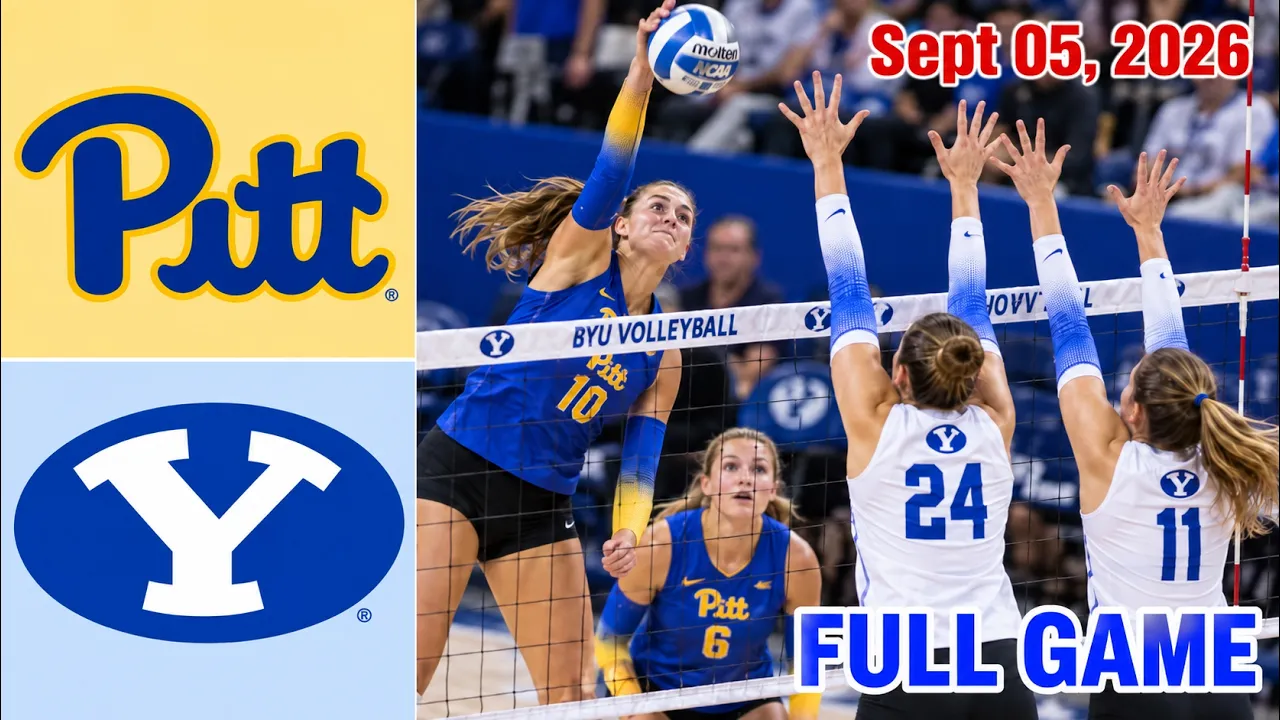 Pittsburgh vs BYU FULL MATCH | College Volleyball 2026 | Sep 4, 2026