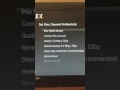 Plex settings
