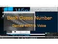 Bash Number Guessing Game With Voice And More