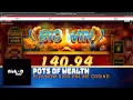NickD Slots plays SIGA s PlayNow Online Casino - First Spin Bonus on Pots of Wealth
