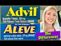 NSAIDs Ibuprofen Advil Motrin vs Naproxen Aleve The Differences