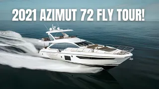 2021 Azimut 72 Fly Tour | Boating Journey