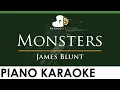 Download Lagu James Blunt - Monsters - LOWER Key (Piano Karaoke Instrumental)