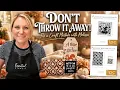 Fix a Craft Mistake - Easy Fall Stenciling Projects Squirrel Door Tag