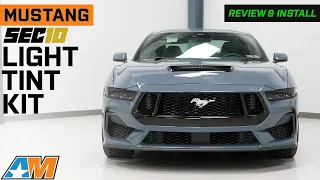 2024-2025 Mustang SEC10 Light Tint Kit Smoked Review Install