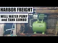 Harbor Freight Shallow Well Pump Tank Combo Review 6 yrs later