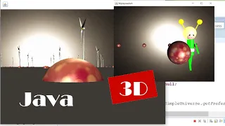 Java 3D How to Create Textured Primitive Spheres with Source Code