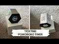 Review Ticktime Pomodoro Timer Digital Cube Timer Hexagon Visual Magnetic Flip Focus Timer