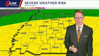 Matt s Monday Afternoon Forecast - Storms possible Tuesday Likely Wednesday