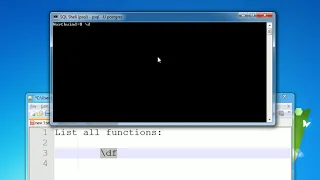 PostgreSQL - SQL Shell