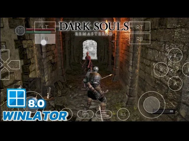 Winlator V8 - Gameplay Dark Souls Remastered (Windows) On Android