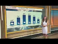 Scattered storms today warmer and drier weather ahead