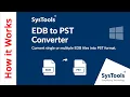 EDB to PST Converter Tool by SysTools Convert EDB to PST File Best EDB to PST Conversion