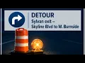 Eastbound Sunset Highway-26 closed at Sylvan for fatal crash investigation
