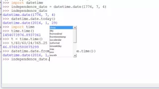 Python datetime date