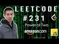 Solving LeetCode 231 in JavaScript Power of Two