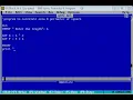 Program to print area perimeter of square QBT-2