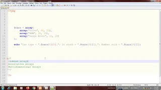 38 PHP TUTORIAL - Sort Numbers Array