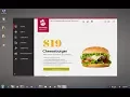 C - Designing a Flat desktop Application of a Fast Food Restaurant