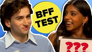 Charithra Chandran Sebastian Croft Take The BFF Test