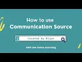 INFO 244 Final Project Introduction to Communication Source