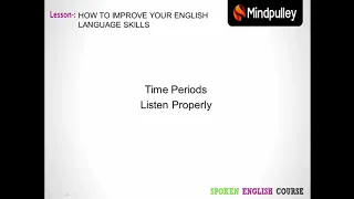 how to speak time period by voice lecture mindpulley solutions