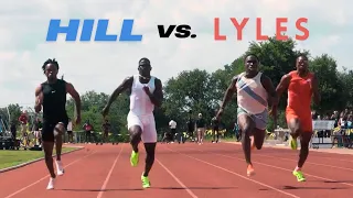 Hill vs. Lyles | Head-to-Head in the 100-Meter Sprint