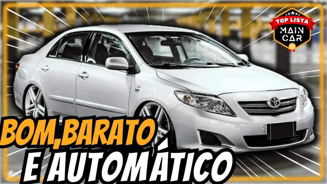 5 Excelentes CARROS AUTOMATICOS USADOS | BARATOS de manter????