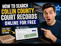 How to search Collin County court records online for free