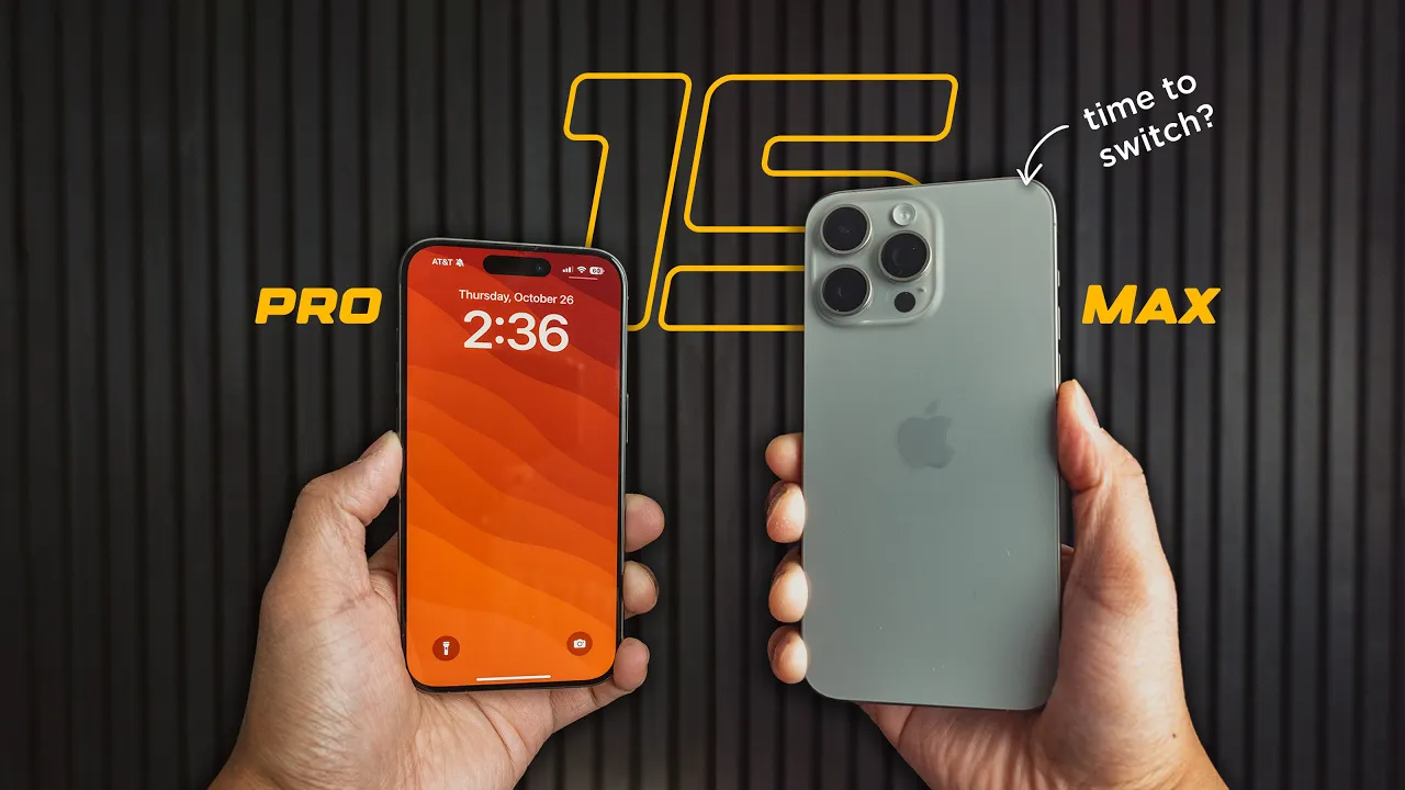 iPhone 15 Pro vs Pro Max - 30 Days Later: Regular Pro User's Experience