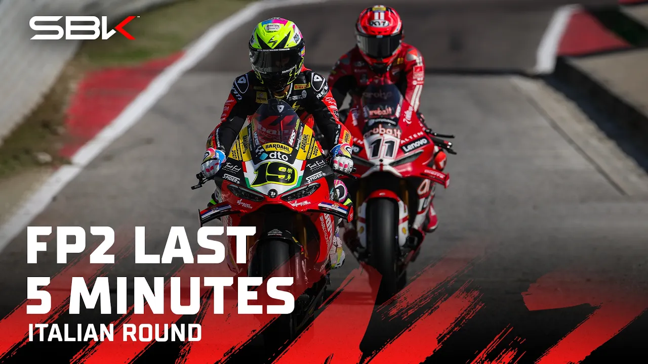 The LAST 5 minutes of FP2 at Cremona 🔝 | 2026 #ItalianWorldSBK 🇮🇹