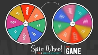 Spin Wheel using CSS JavaScript