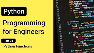 Functions - - Python Programming for Engineers