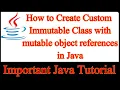 How to create Immutable Class in Java User Defined Custom Immutable Class in Java