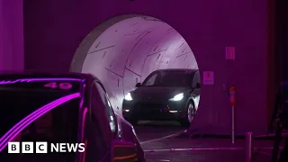 Download Elon Musk’s Boring Company builds tunnel to transport Teslas - BBC News MP3