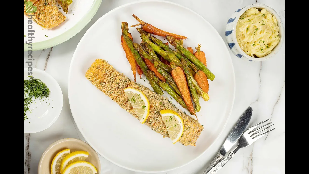 Parmesan Crusted Salmon Recipe With Asparagus