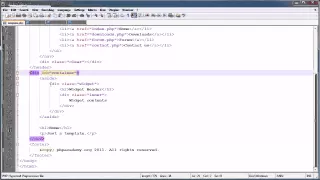 PHP Tutorials Register Login Part 2 Template Overview