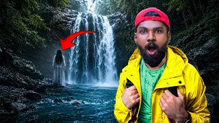 මම හොල්මන් දියඇල්ලක පැය 24ක් හිටි​යා | I Stayed Overnight at a Real Ghost Waterfall