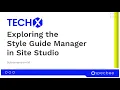 Style Made Simple with Acquia Site Studio s Style Guide Manager TECHX SPECBEE