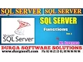 Sql Server tutorial onlinetraining functions Part-2 by Narayana