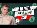 Bitstamp TUTORIAL How to Get the Bitstamp Transaction History CSV
