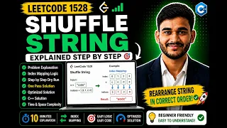LeetCode 1528 Shuffle String Explained in C Step-by-Step