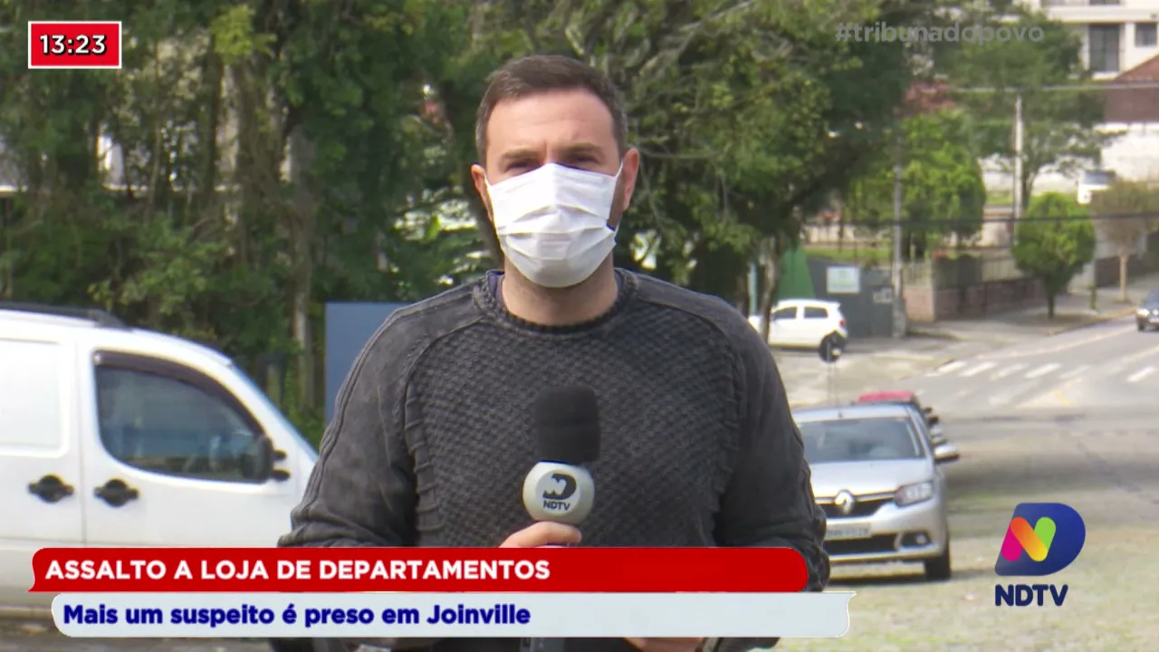 Assalto a loja de departamentos, mais um suspeito é preso em Joinville